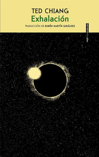 Portada de Exhalación, de Ted Chiang